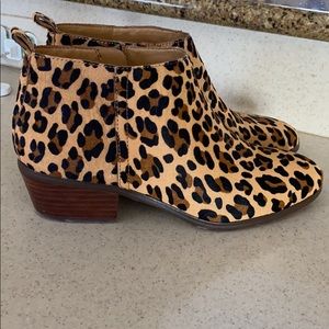 J Crew Calf Hair Boots